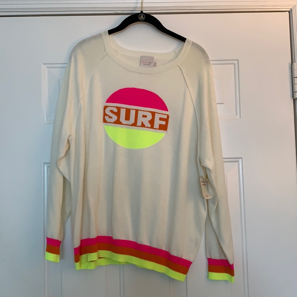 “Surf” Neon Sweater XL BNWT